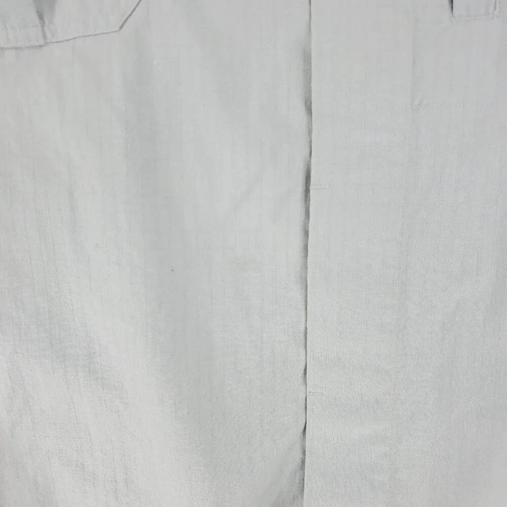 Mammut Gray Long Sleeve Men’s Size M Outdoor‎ Hiking Shirt Nylon Pockets Trail